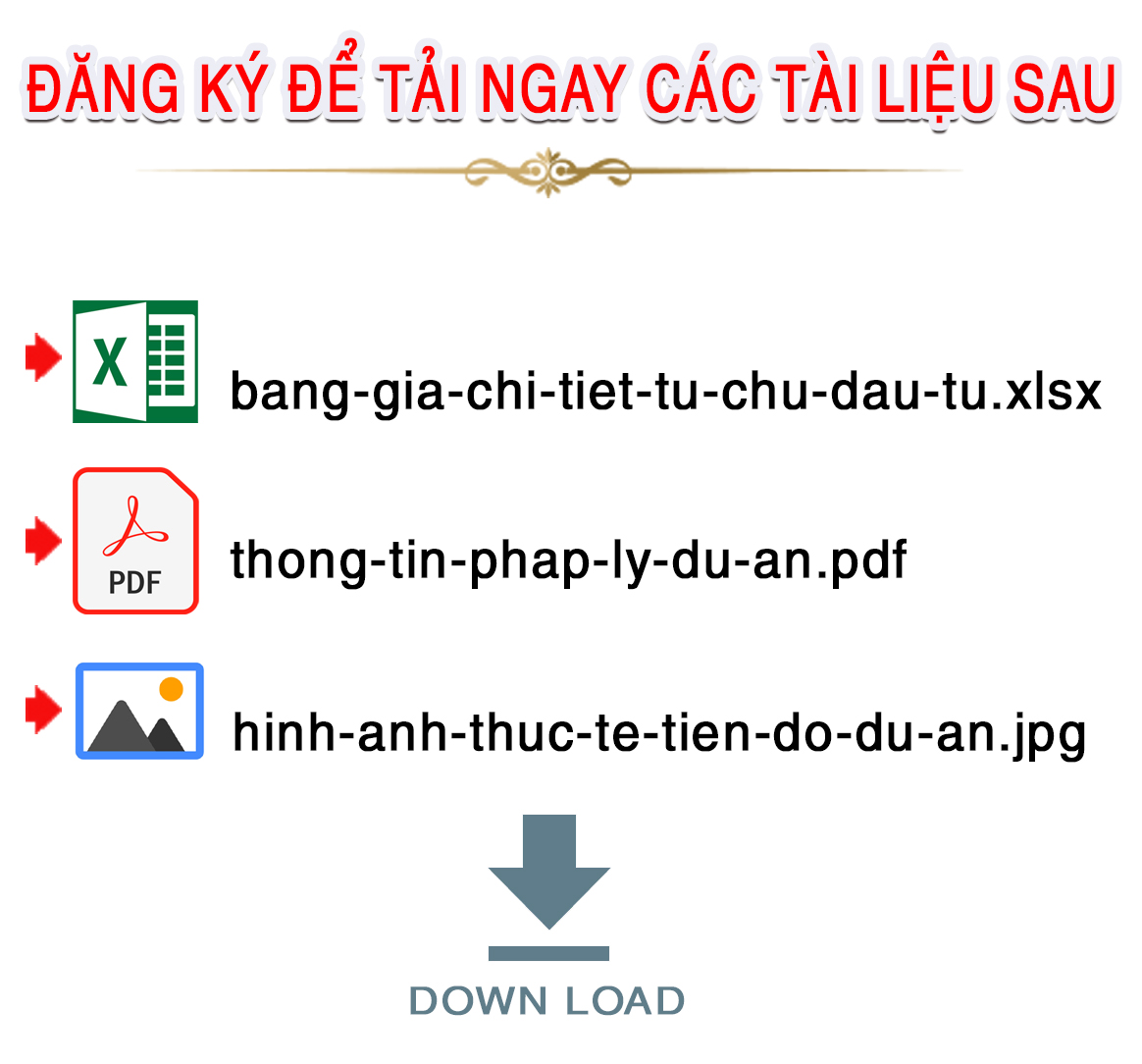 pop-up đăng ký nhận báo giá
