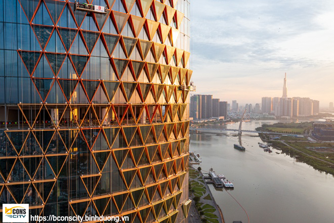 Phối cảnh IFC One nhìn Landmark 81