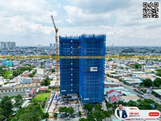 Tiến độ xây dựng Bcons Sala Tháng 09