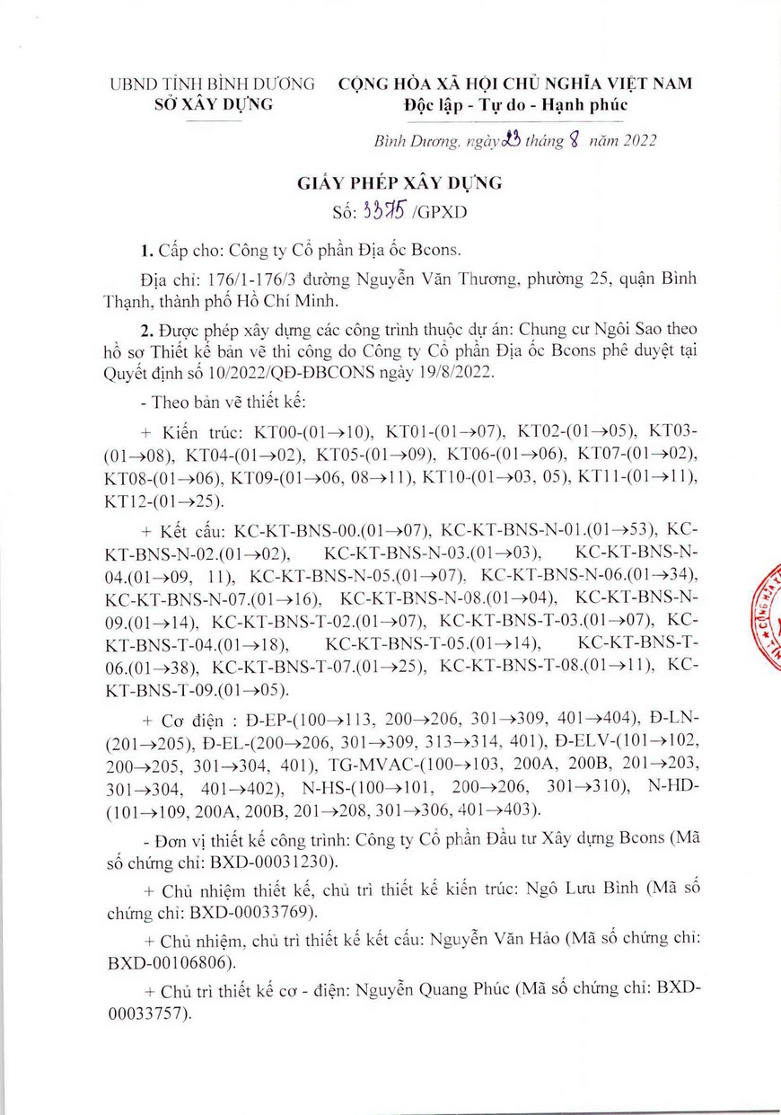 Pháp lý căn hộ Bcons City