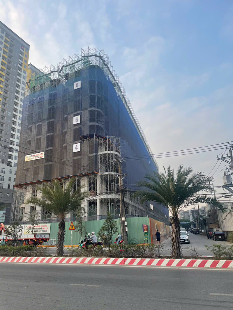 Tiến độ dự án Bcons City cập nhật mới nhất 2026 4 Thi công tháp Green Diamond Bcons City