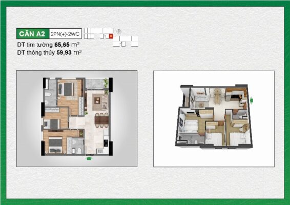 Các loại thiết kế căn hộ Bcons Polygon