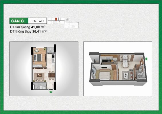 Các loại thiết kế căn hộ Bcons Polygon