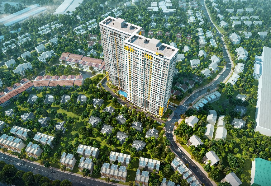 Phối cảnh căn hộ Bcons Polgon