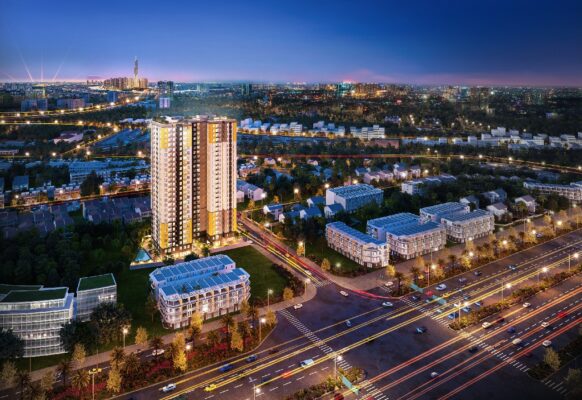 Phối cảnh dự án Bcons Polaris