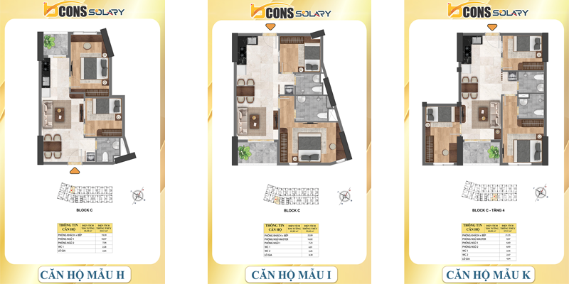 Căn hộ mẫu H-I-K Bcons Solary