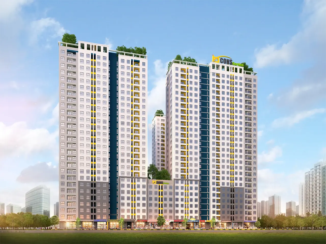 Phối cảnh Bcons Garden