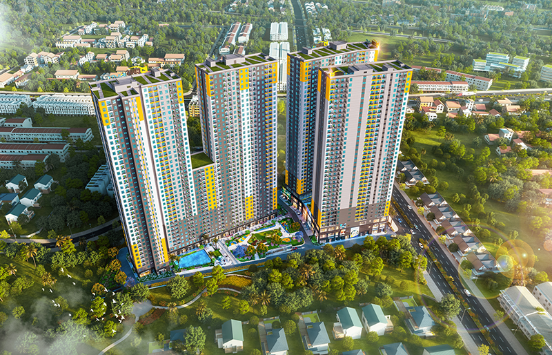 Phối cảnh dự án Bcons Solary