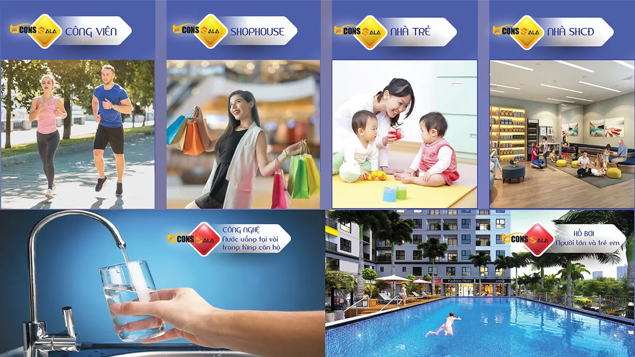 Tiện ích nội khu Bcons Sala