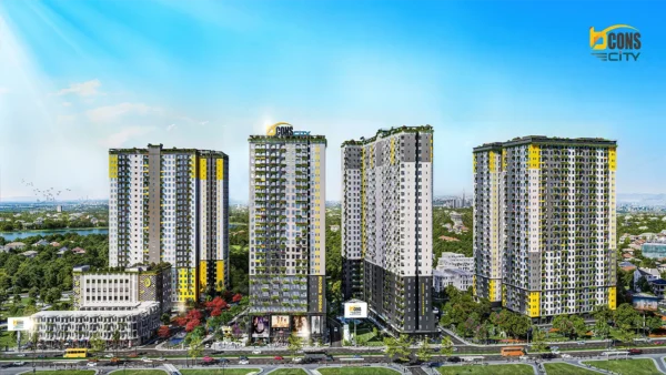 Phối cảnh Bcons City tổng thể