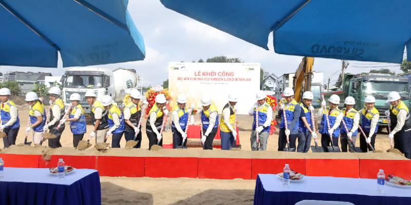 lễ khởi công bcons green land Bình An