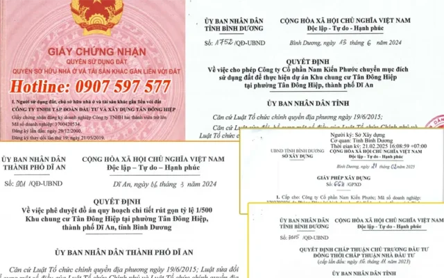 Full bộ pháp lý dự án Bcons Solary