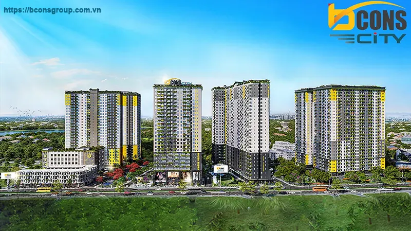 Phối cảnh tổng thể căn hộ Bcons City