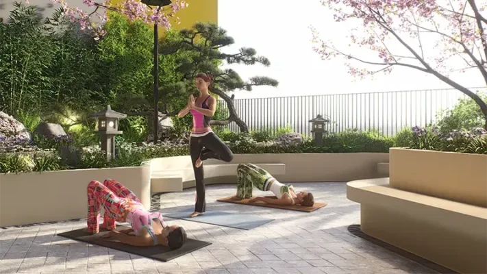 Khu Yoga Và Tập Nhảy Ngoài Trời