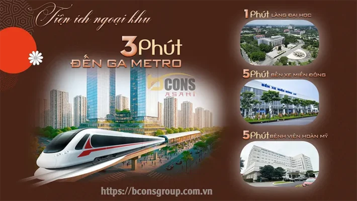Đánh giá vị trí dự án Bcons Asahi