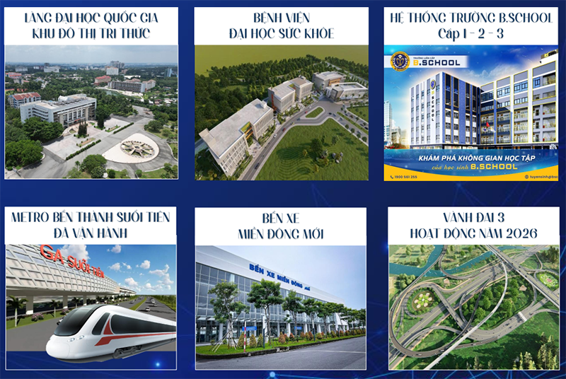 Tiện ích ngoại khu Bcons Center City