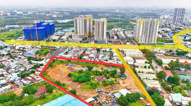 Vị trí khu đất nới Bcons Center City tọa lạc