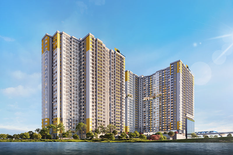 Phối cảnh Bcons NewSky