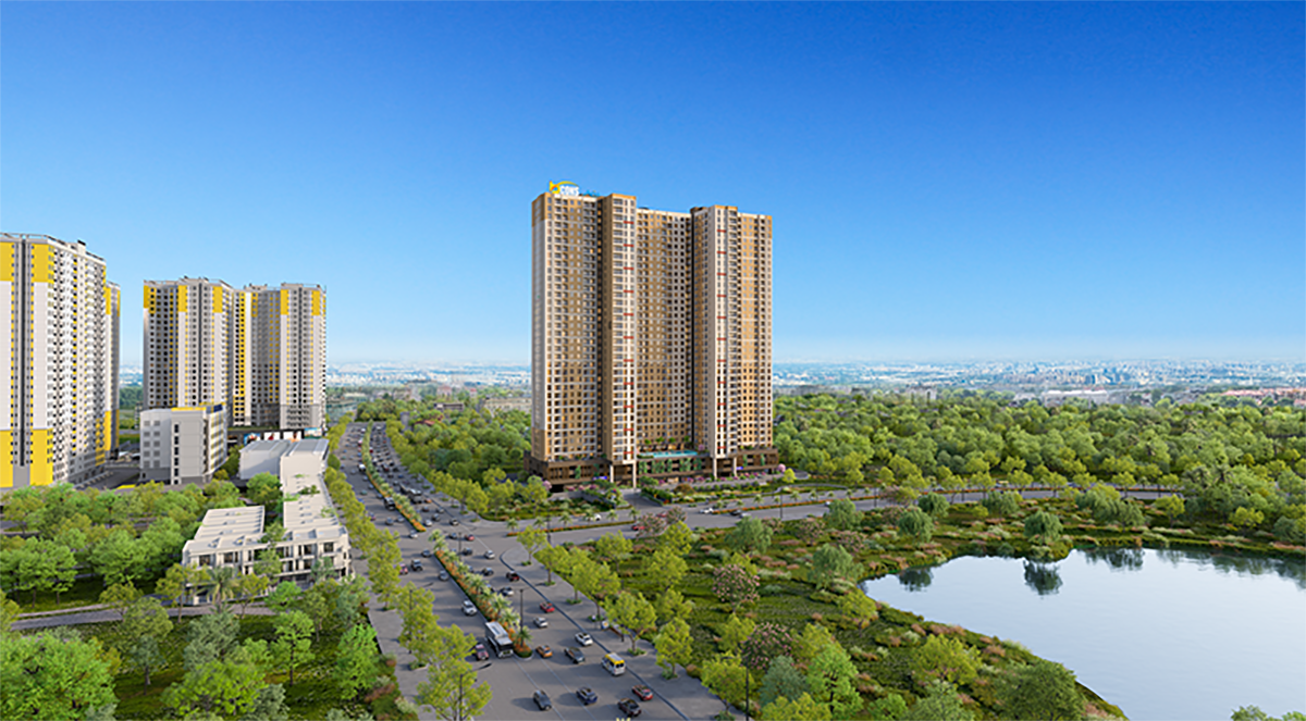 Phối cảnh dự án Bcons Aria