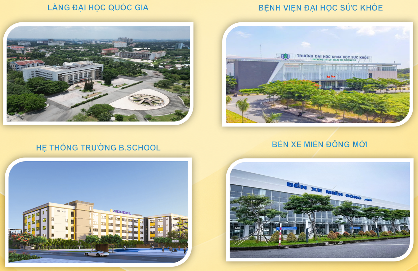Tiện ích ngoại khu Bcons Aria
